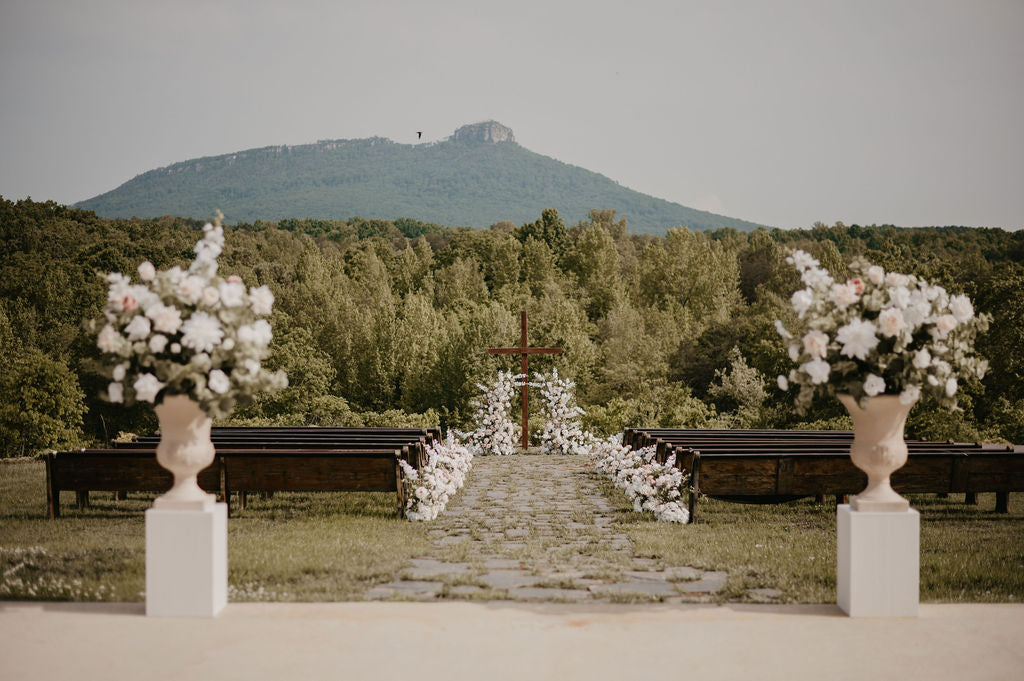 Eleonora Floral Urns - Rental