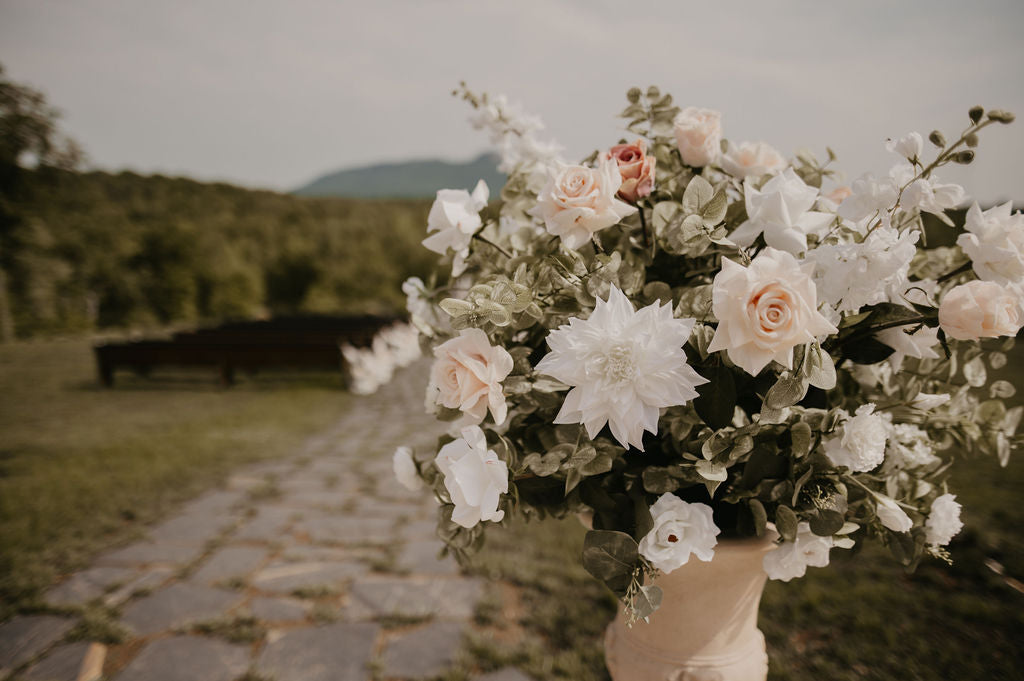 Eleonora Floral Urns - Rental