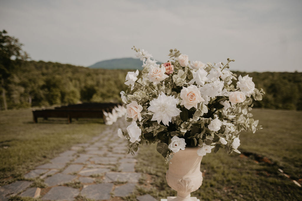 Eleonora Floral Urns - Rental