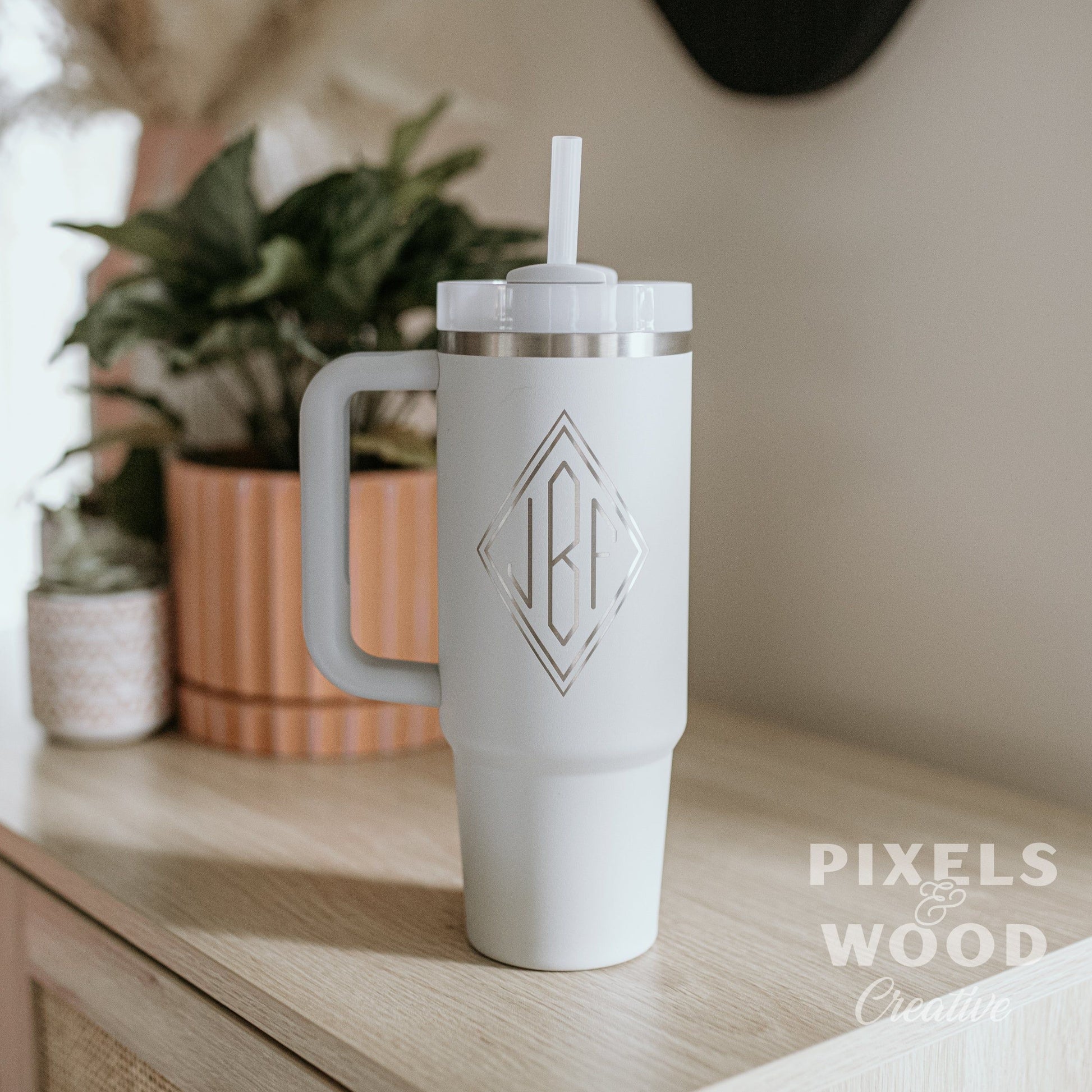 30oz Engraved ICEFLOW Stanley Cup Tumbler – Pixels and Wood
