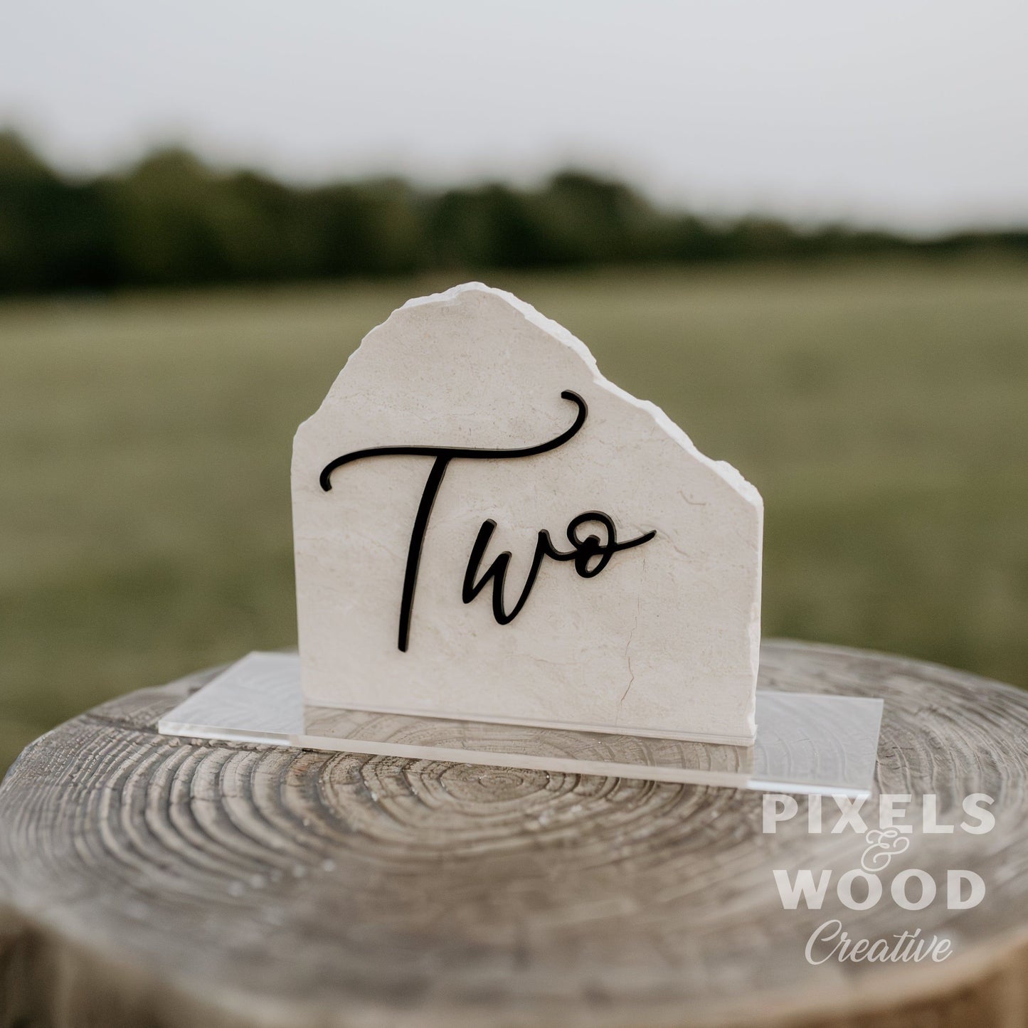 Marble Natural Stone Table Numbers