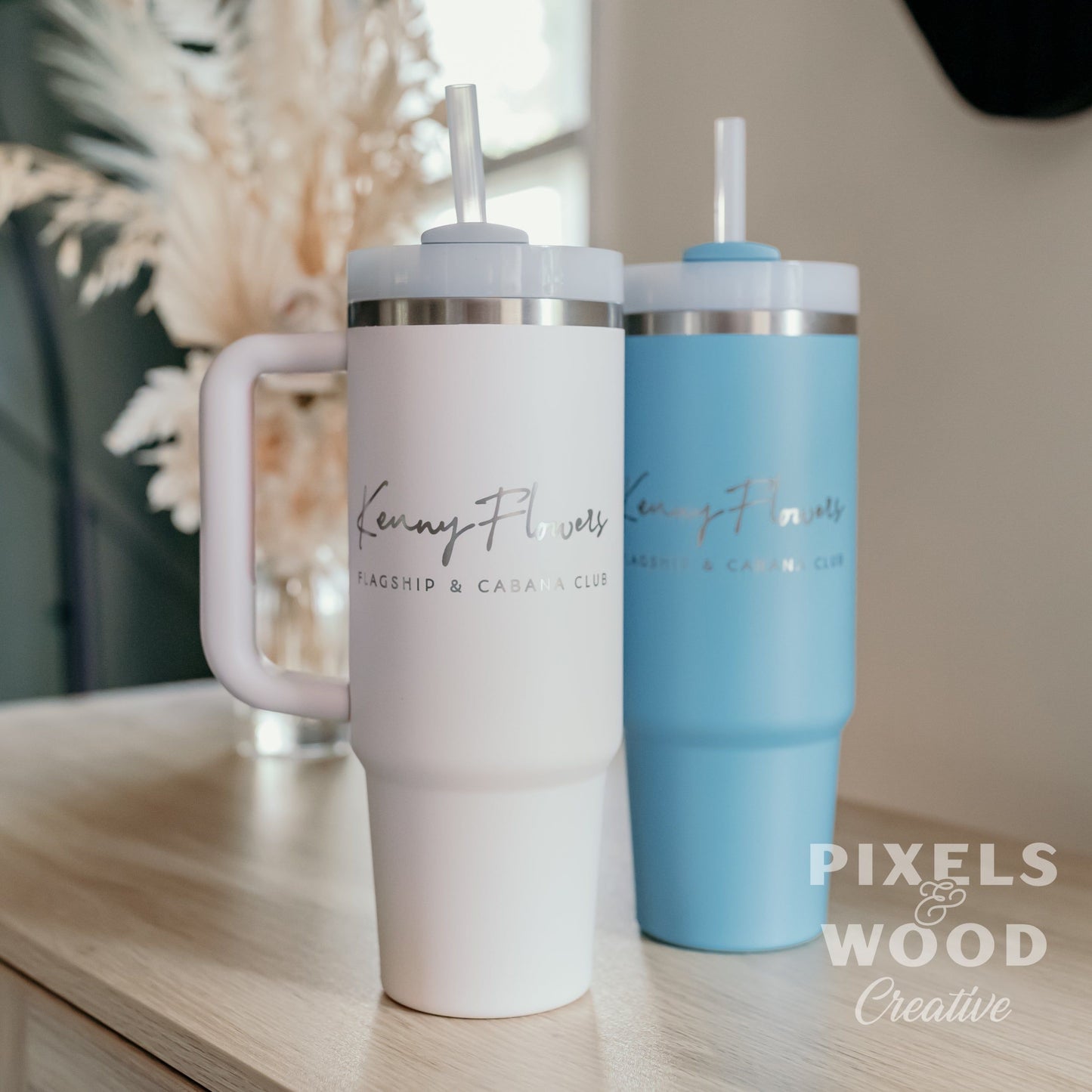 Engraved Stanley Tumbler 30oz – I WISH YOU WOOD