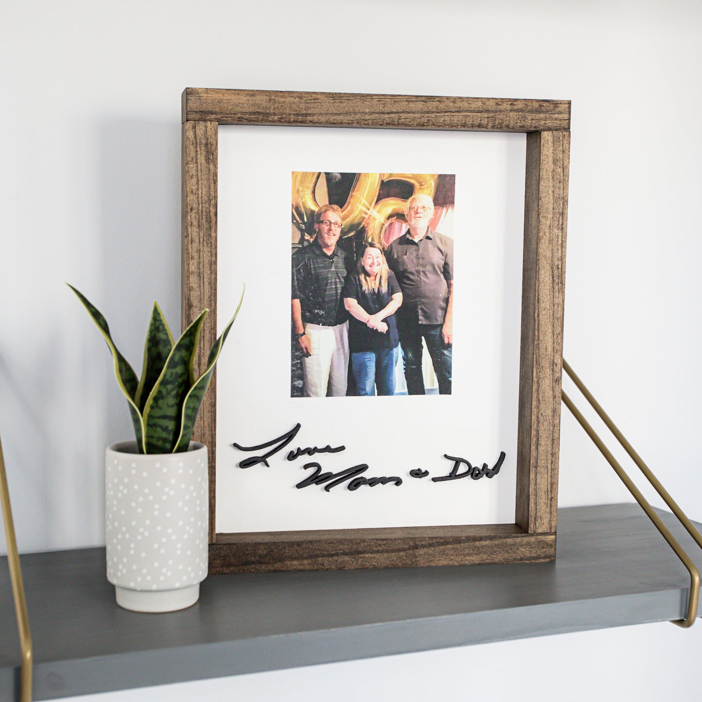 3D Handwriting Sign with Photo