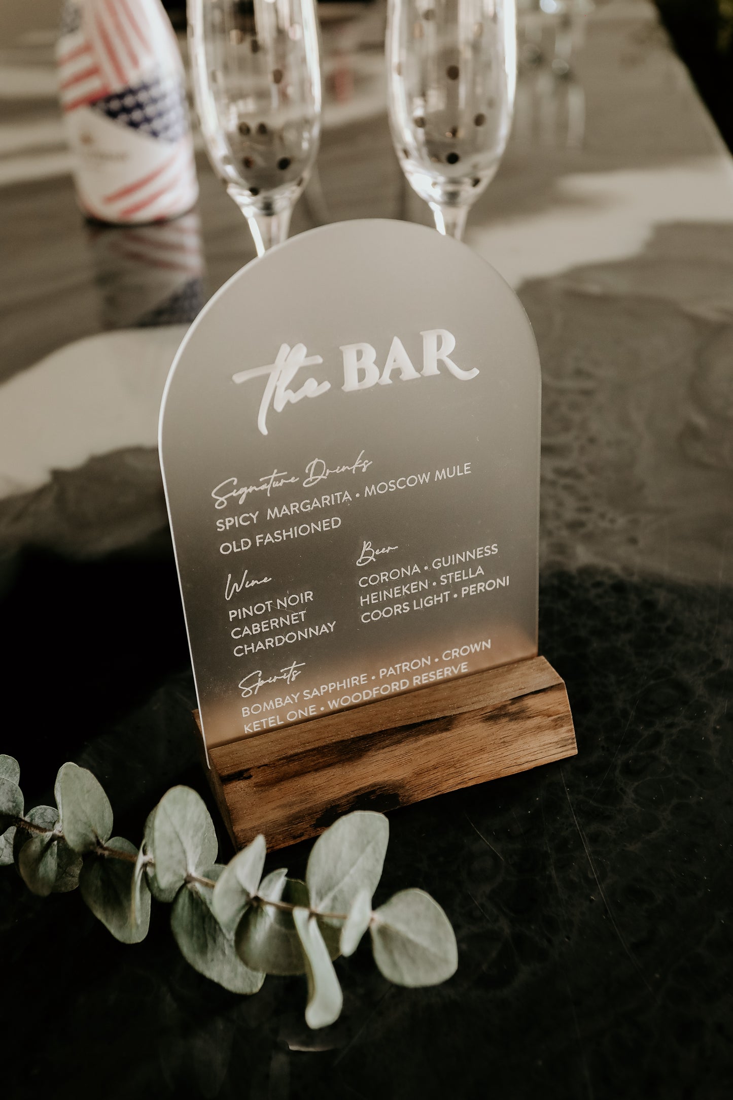 Bar Wedding Sign
