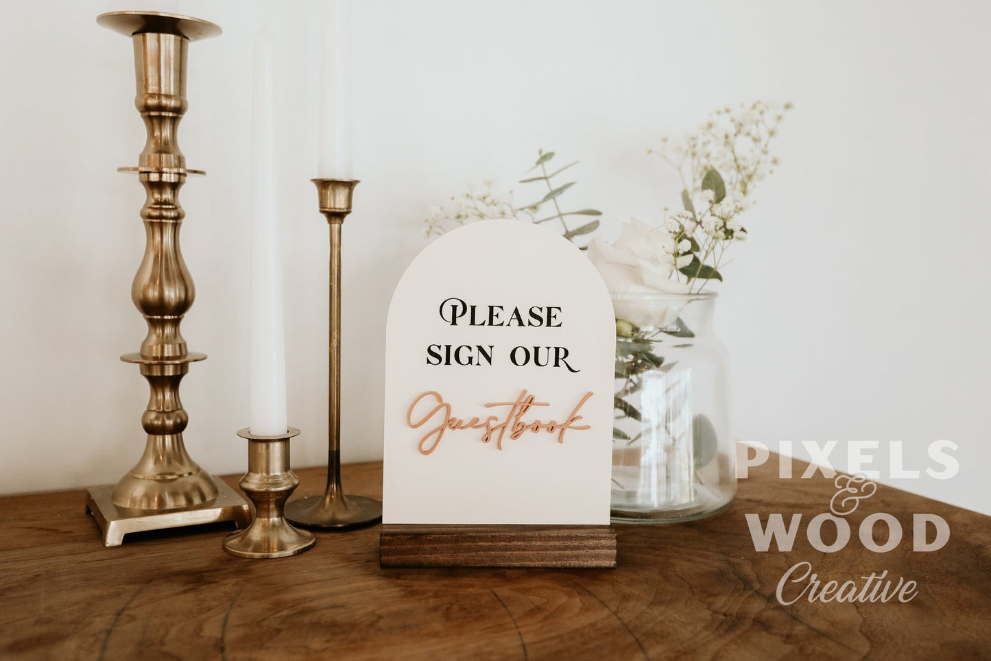 Sign Our Guestbook Wedding Signage